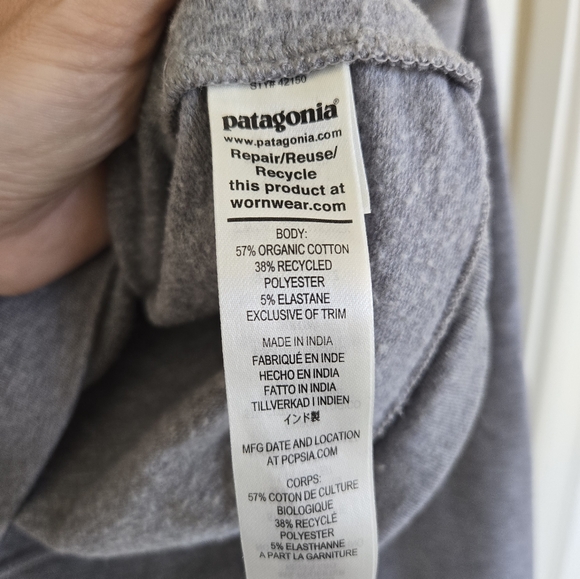 Patagonia Ahnya Heather Gray Lounge Set - Picture 5 of 11